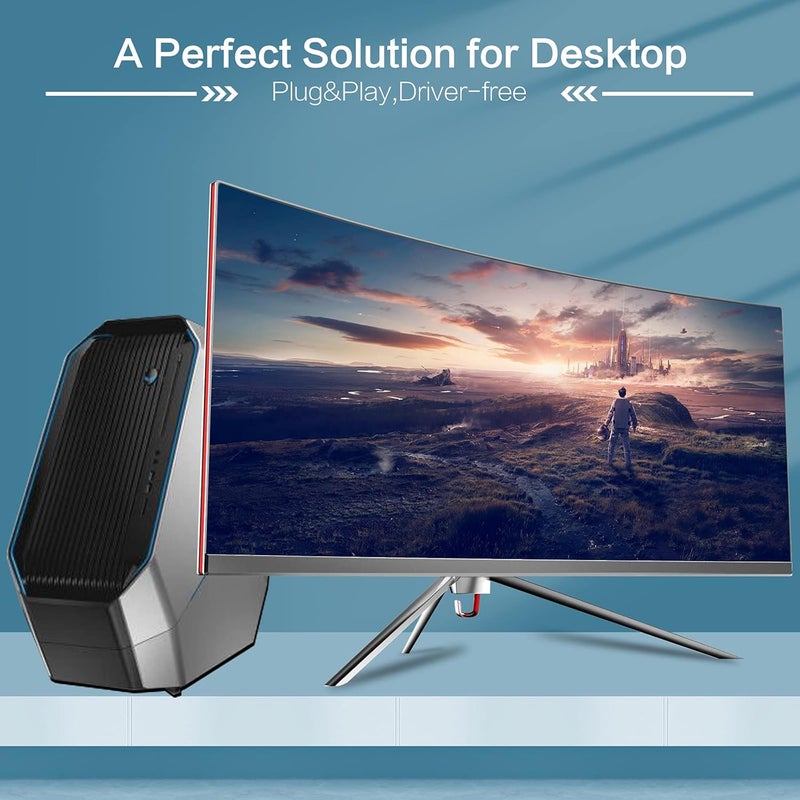 Vcom Male VGA to DVI Cable with Power, 6FT VGA to DVI-I Cable with USB,Gold Plated with Chip, Active Adapter Converter Cable for PC Laptop DVD Monitor HDTV Projector - Image 2